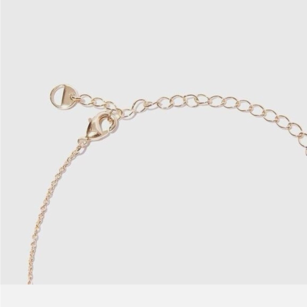 Freshwater Pearl gold drop Necklace - Picture 3 of 5